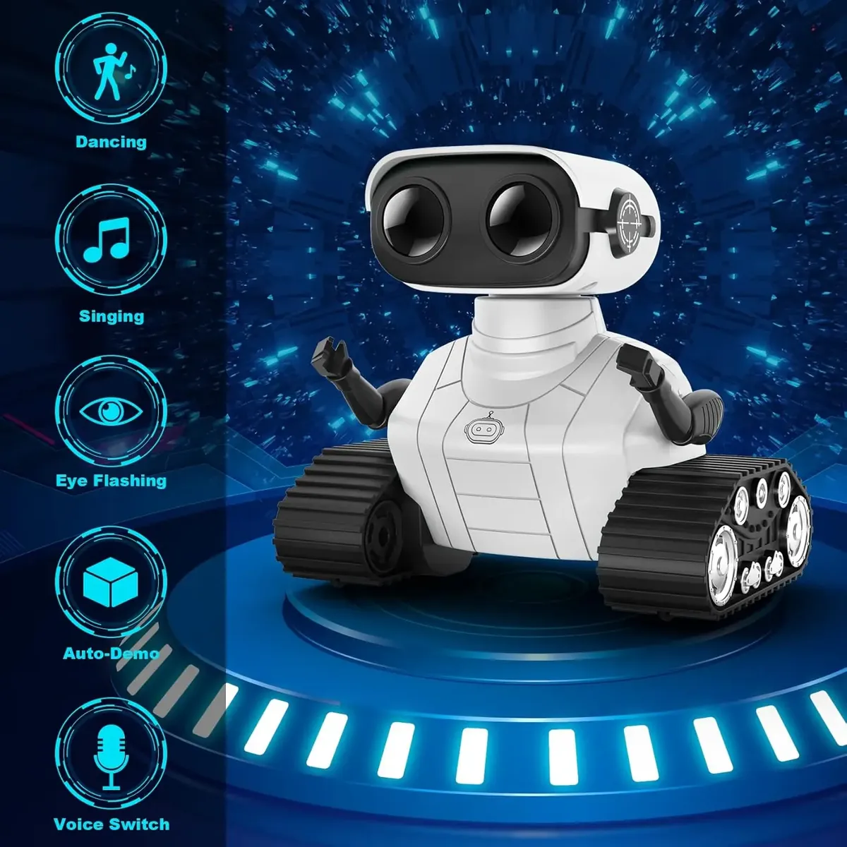 Robot De Juguete Recargable Regalo Para Niño Control Remoto