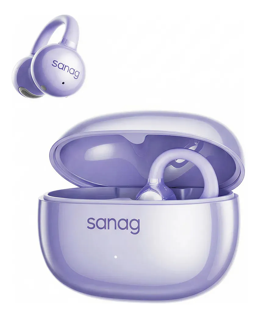 Audífonos Inalámbricos Bluetooth 5.4 Clip-Ear,SANAG Z60S Auriculares Inalámbricos 4.8g