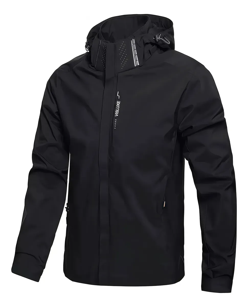 Chaqueta Casual Montañismo Cortavientos E Impermeable Unisex