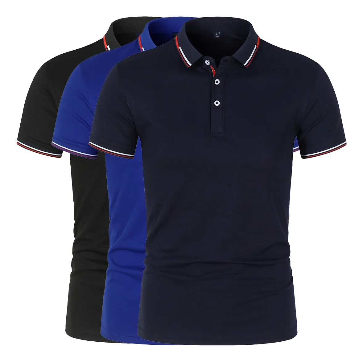 3 Piezas Playeras Caballero Camisa Casual Manga Corta Moda