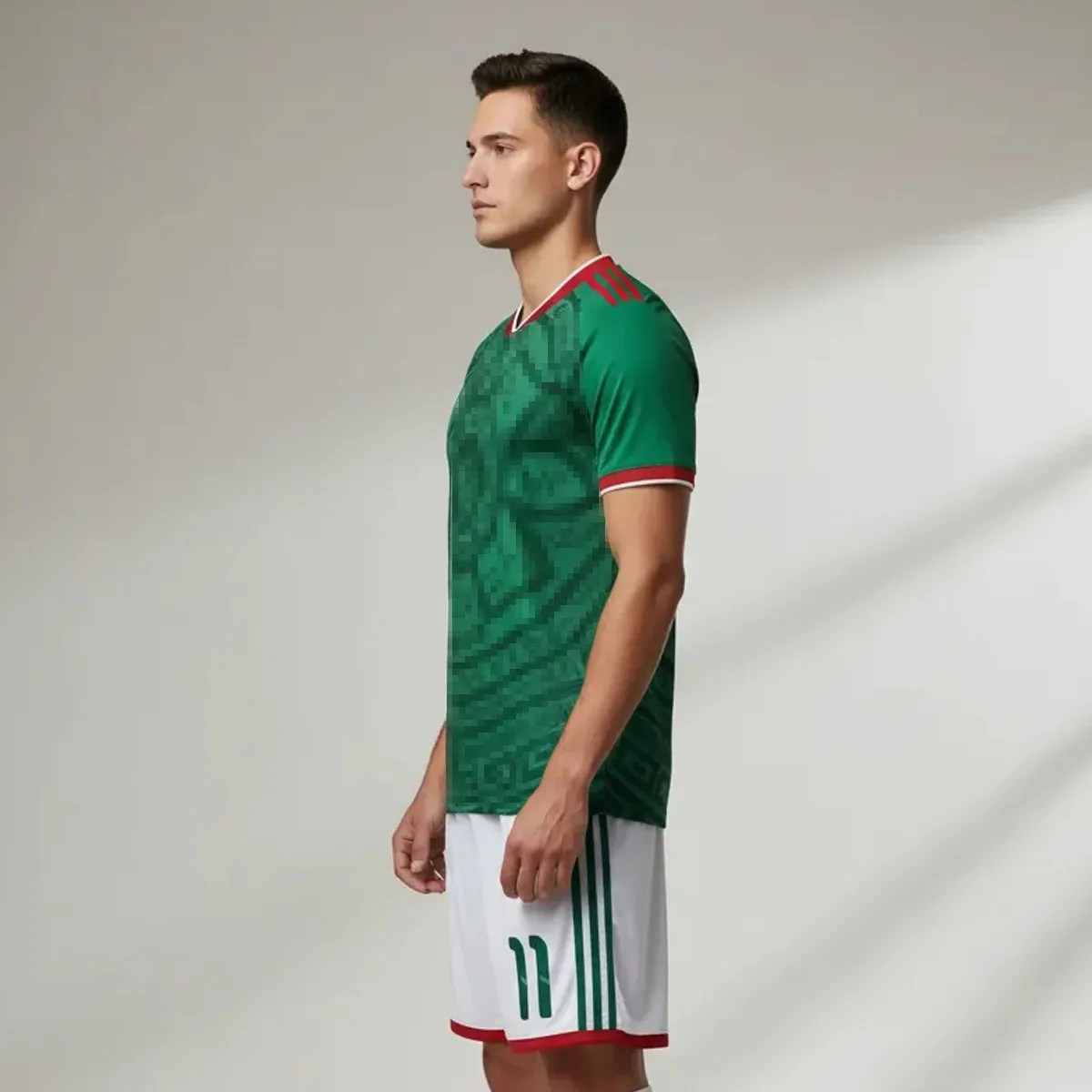 Camiseta Futbol Verde Hamagades Estilodeportivo Para Hombres