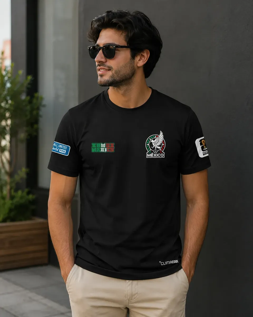 Playera Deportiva México Mundial 2026 Dry Fit Familiar